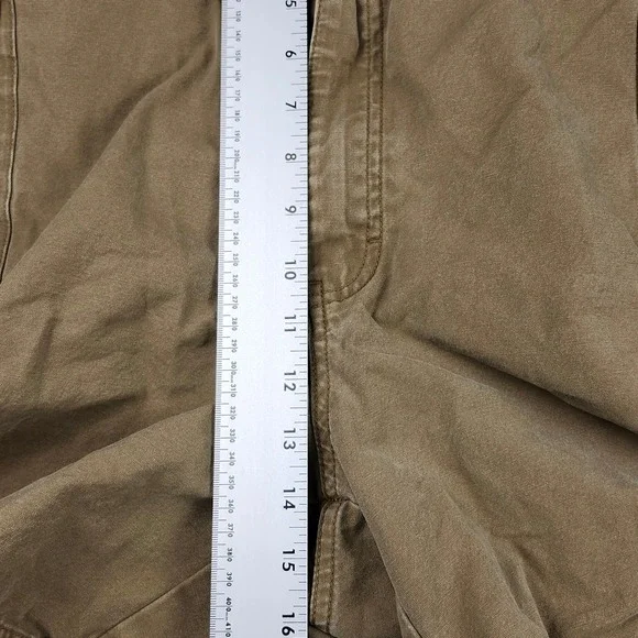 Cabelas 7-Pocket Hiker Shorts Mens 46 Brown Cotton Canvas Cargo Outdoor Utility - Picture 12 of 13